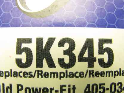 Napa 5K345 Serpentine Belt - 0.69'' X 35.00'' - 5 Ribs
