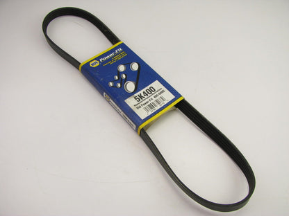 Napa 5K400 V-Ribbed Serpentine Belt - 5/8 X 40.625 In - 5 Ribs