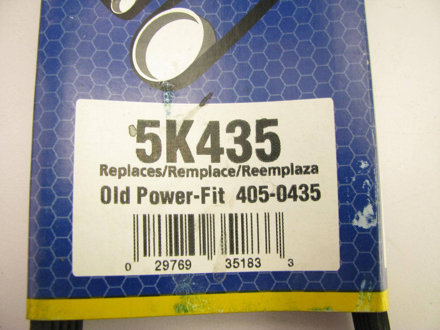 Napa 5K435 V-Ribbed Serpentine Belt - 5/8 X 44.125 In - 5 Ribs