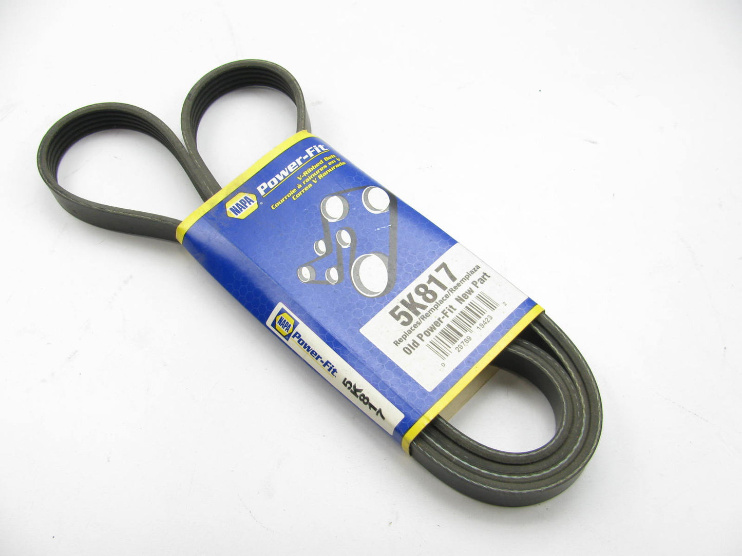 Napa 5K817 Serpentine Belt - 0.69'' X 82.50'' - 5 Ribs