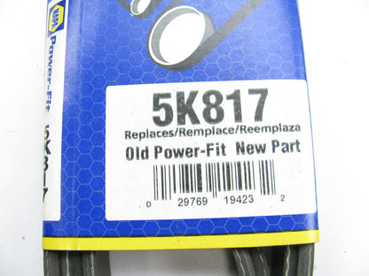 Napa 5K817 Serpentine Belt - 0.69'' X 82.50'' - 5 Ribs