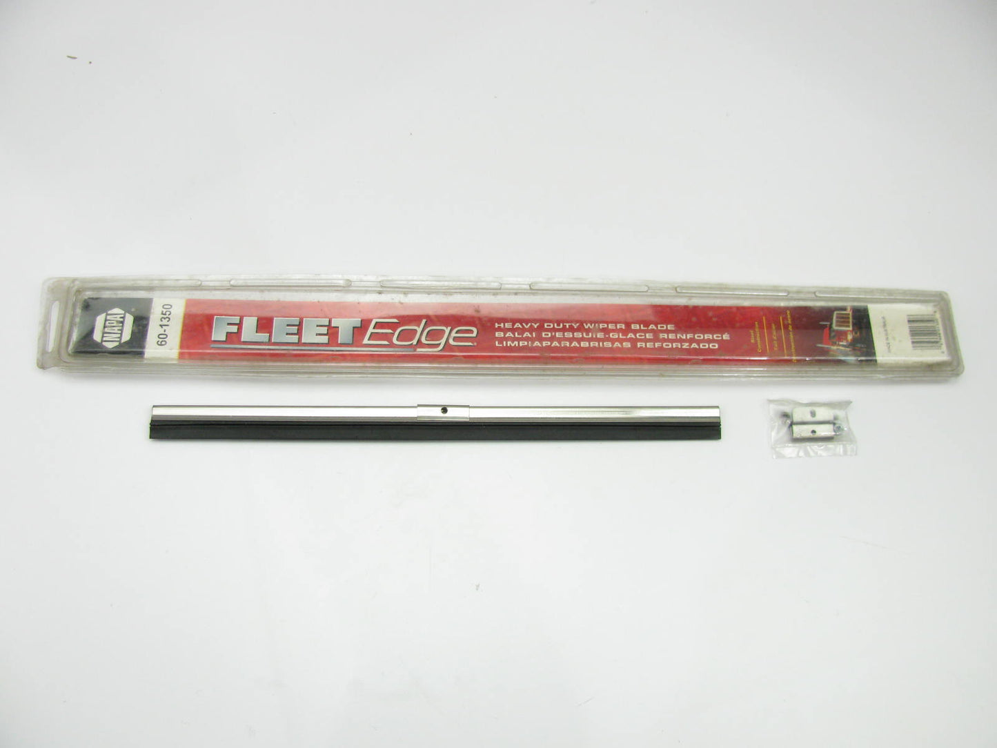Napa 60-1350 Front Fleet Edge Windshield Wiper Blade - 13'', Silver