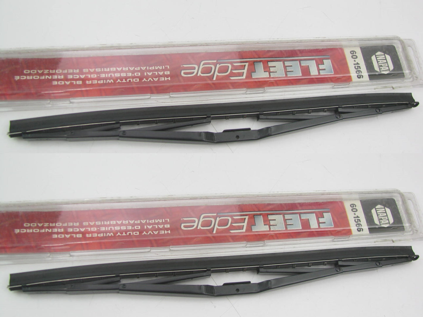 (2) Napa 60-1566 Front Windshield Wiper Blades - Both 15'',  PAIR