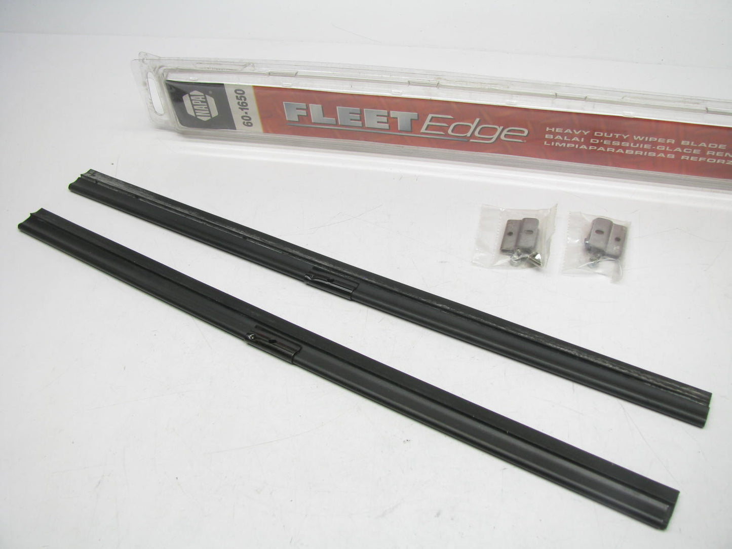 (2) Napa 60-1650 Front Fleet Edge Windshield Wiper Blades - 16'' - PAIR  (SET)