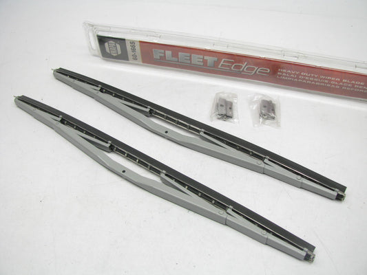 (2) Napa 60-1665 Front Fleet Edge Windshield Wiper Blade - 16''