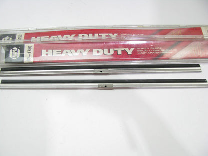 (2) Napa 60-1750 Heavy Duty Flat Windshield Wiper Blade - 17''