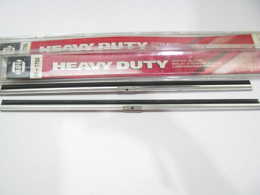 (2) Napa 60-1750 Heavy Duty Flat Windshield Wiper Blade - 17''