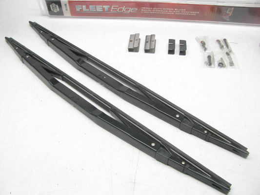 (2) Napa 60-2456 Front Fleet Edge Windshield Wiper Blade - 24''