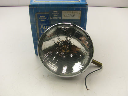 Napa 655W Sealed Beam Bulb Headlight 6'' Round Head Lamp MADE IN USA, Chrome