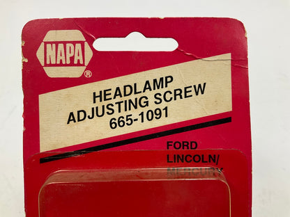 (4) Napa 665-1091 Headlight Head Lamp Adjuster Screws - Replaces E7TZ-13032-B