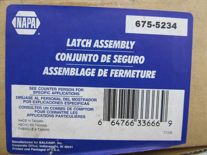 Napa 675-5234 Hood Catch Latch For 1998-2001 Nissan Altima