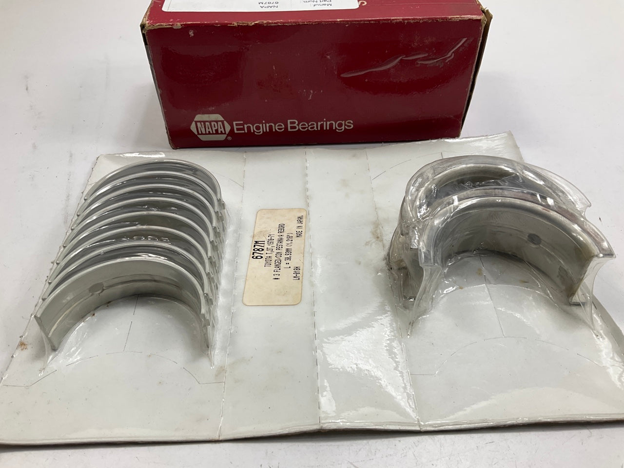 Napa 6787M Engine Main Bearings - Standard For 1971-1979 Toyota 1.6L