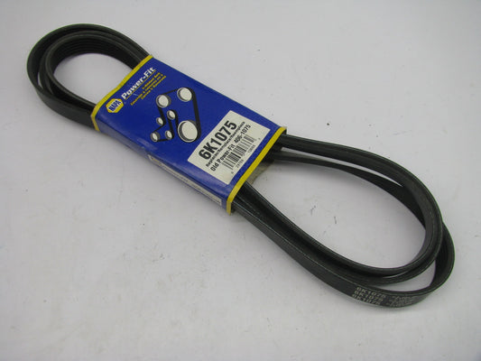 Napa 6K1075 Serpentine Belt - 0.84'' X 108.00'' - 6 Ribs