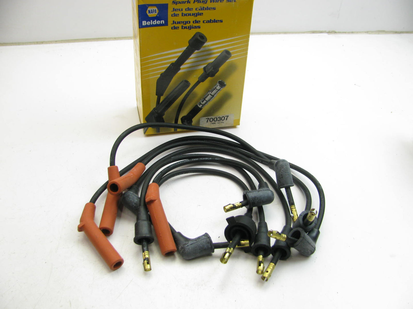 Napa 700307 Ignition Spark Plug Wire Set - 1985-1989 Honda Accord, 83-87 Prelude