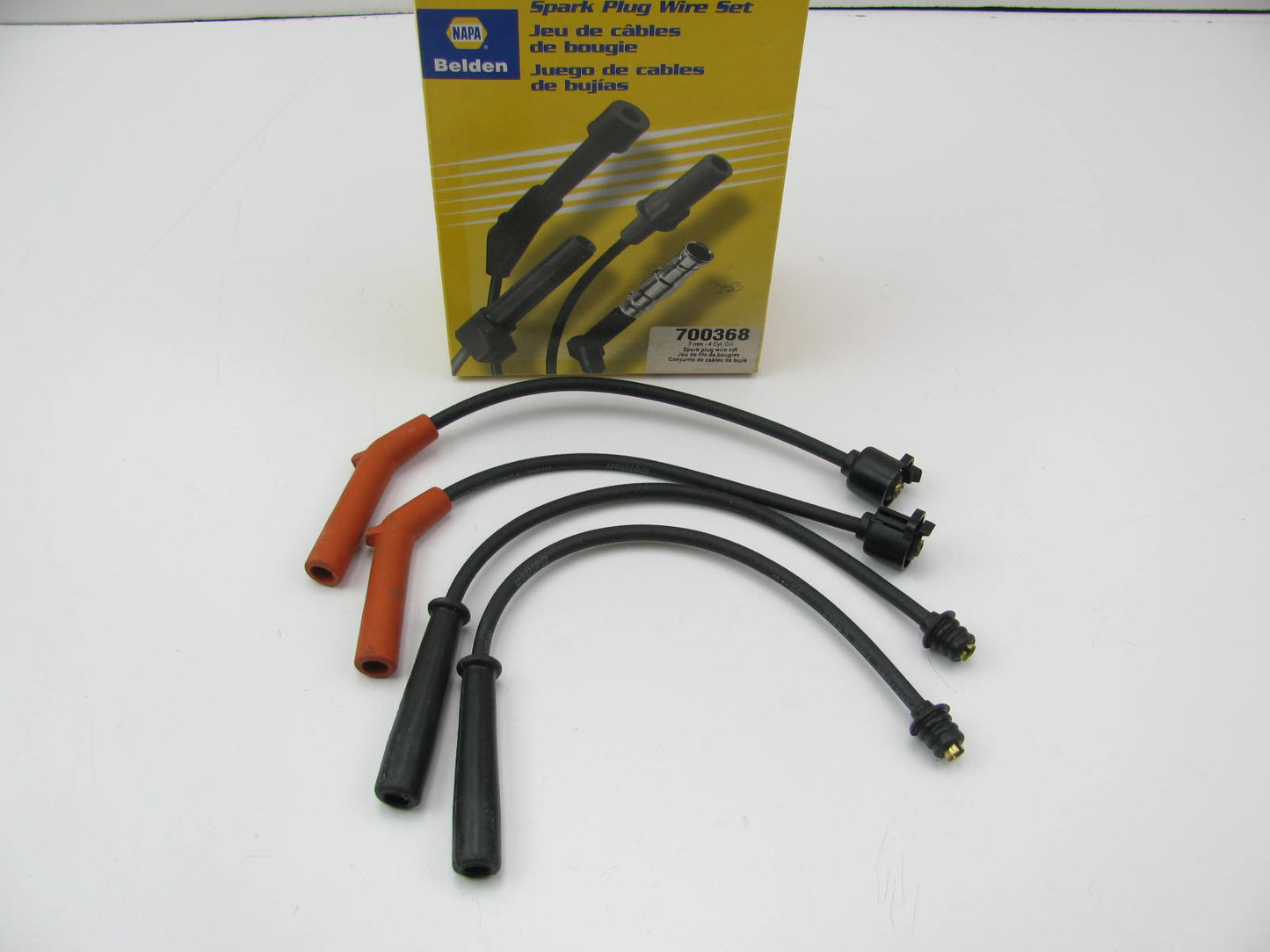 Napa 700368 Ignition Spark Plug Wire Set For 1983-1986 Toyota Camry 2.0L