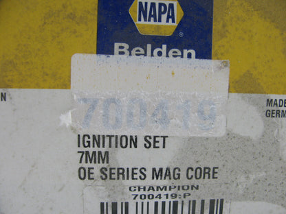 Napa 700419 Ignition Spark Plug Wire Set & Cap 1987-1990 Toyota Tercel 1.5L-L4