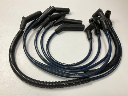 Napa 700438 Ignition Spark Plug Wire Set - 7mm, Blue Cables, Black Boots