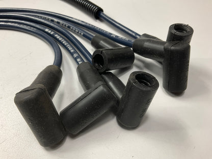 Napa 700438 Ignition Spark Plug Wire Set - 7mm, Blue Cables, Black Boots