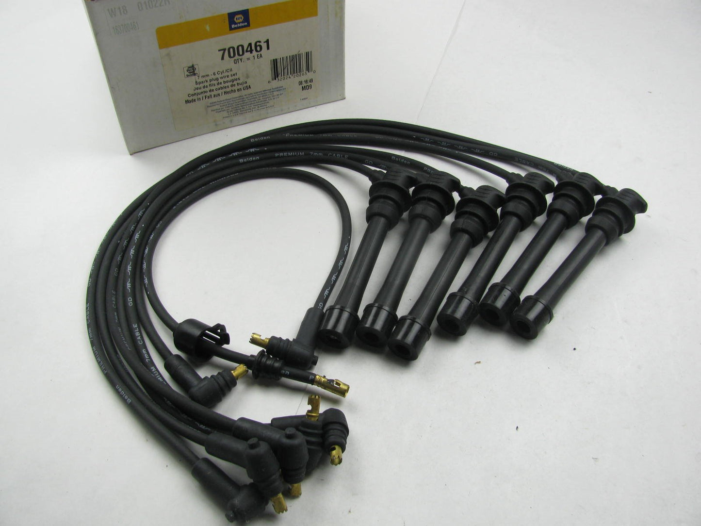 Napa 700461 Ignition Spark Plug Wire Set For 1988-91 Lexus Toyota Camry 2.5L V6