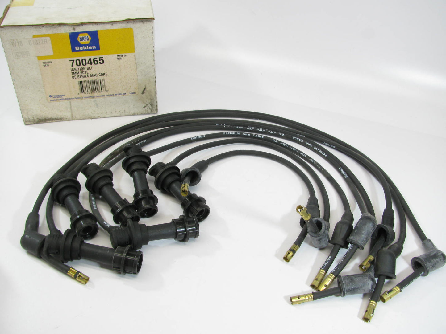 Napa 700465 Ignition Spark Plug Wire Set For 1986-1992 Toyota 3.0L-L6