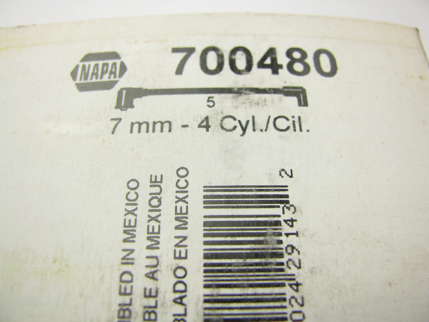 Napa 700480 Ignition Spark Plug Wire Set for 1991-1993 Geo Storm 1.6L-L4