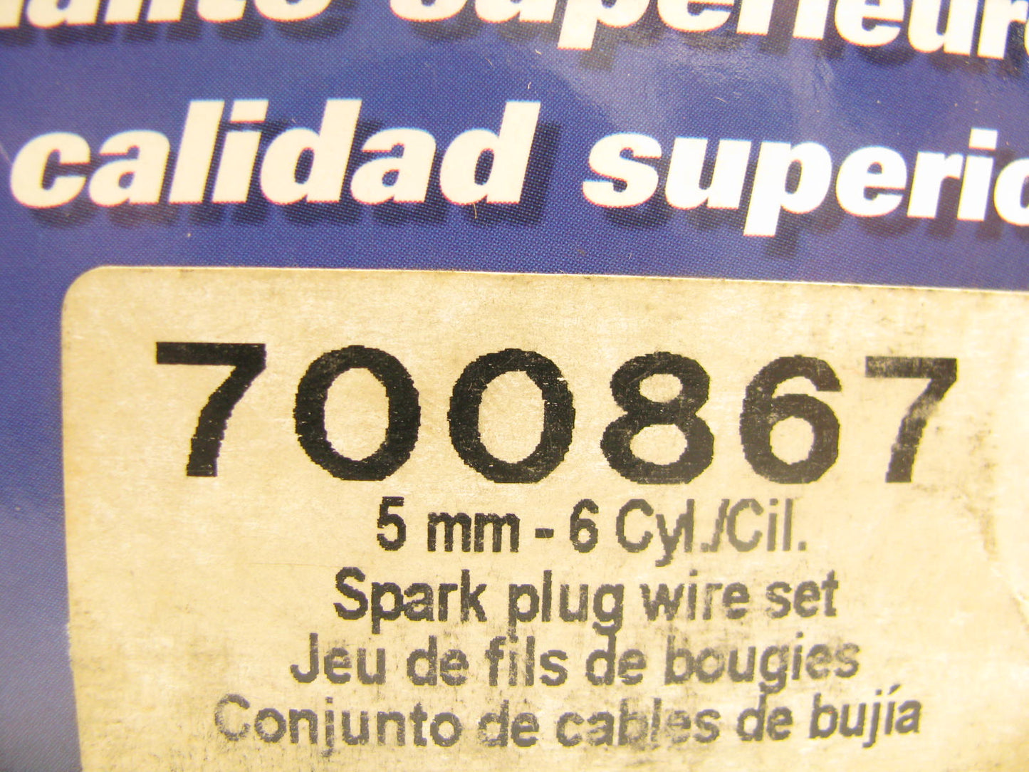 Napa 700867 Ignition Spark Plug Wire Set for 1992-1995 Toyota Lexus 3.0L