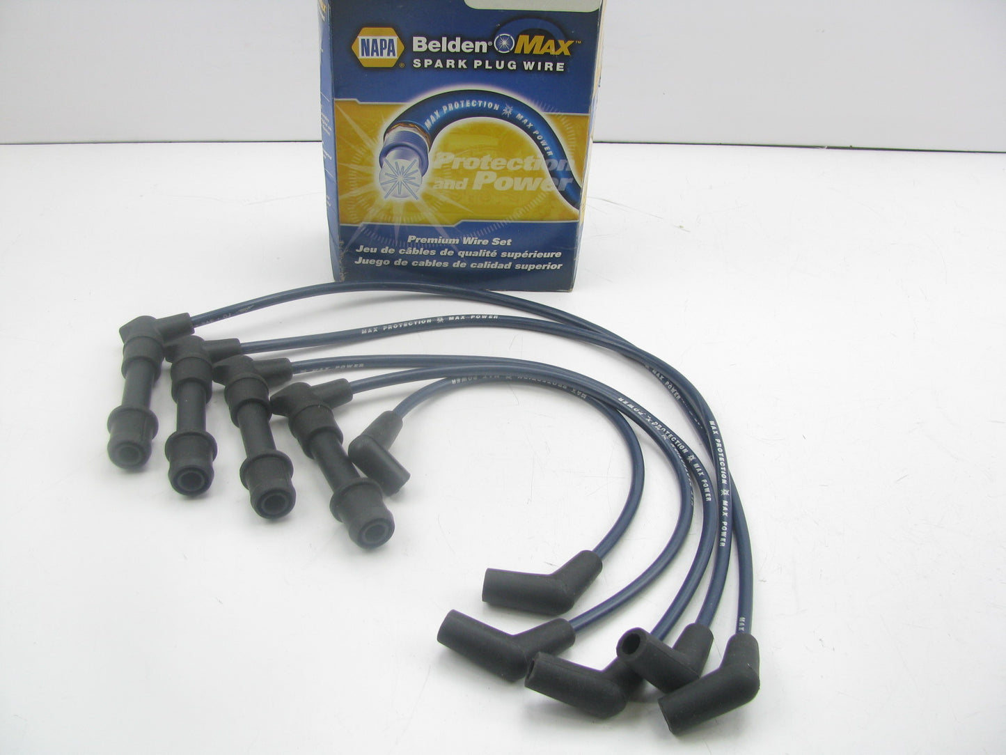 Napa 700876 Ignition Spark Plug Wire Set For 1989-1992 Geo Isuzu 1.6L 1.8L-L4