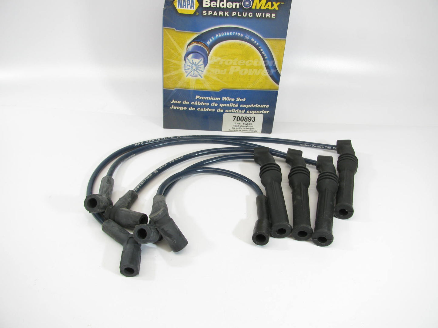 Napa 700893 Ignition Spark Plug Wire Set For 1989-1991 Peugeot 405 1.9L-L4