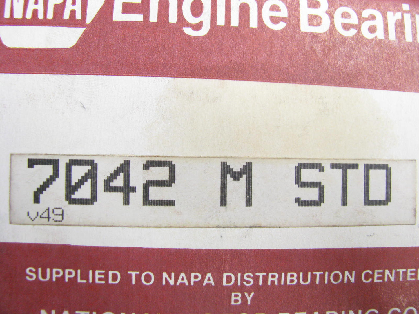 Napa 7042M Engine Main Bearings - Standard 1985-1995 Ford 6.6L 7.8L FTO Diesel