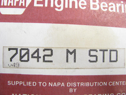 Napa 7042M Engine Main Bearings - Standard 1985-1995 Ford 6.6L 7.8L FTO Diesel