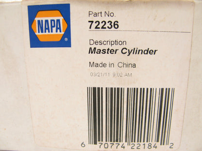 Napa 72236 Clutch Master Cylinder For 1993-1997 Nissan Altima