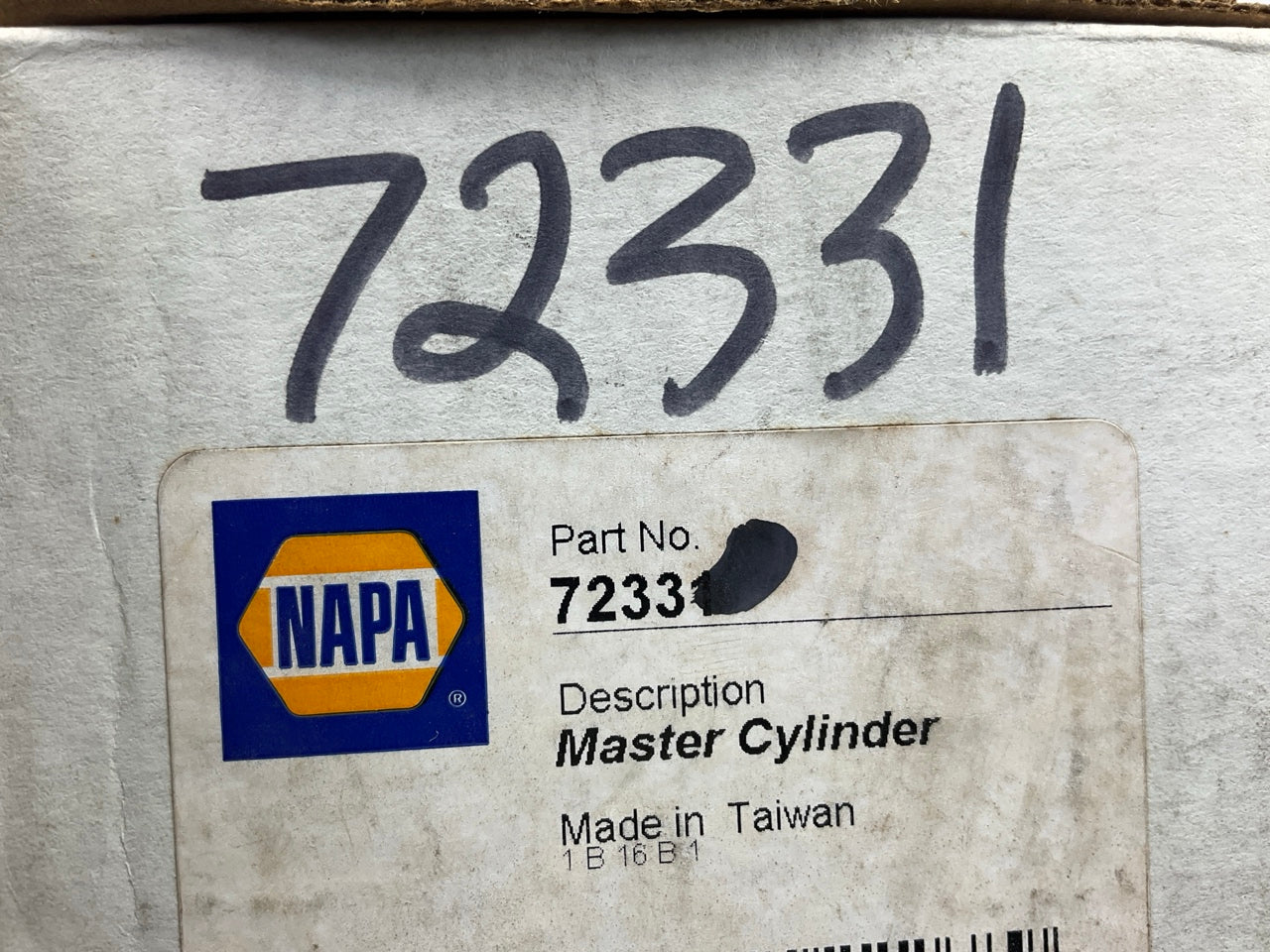 Napa 72331 Clutch Master Cylinder For 1994-1999 Toyota Celica