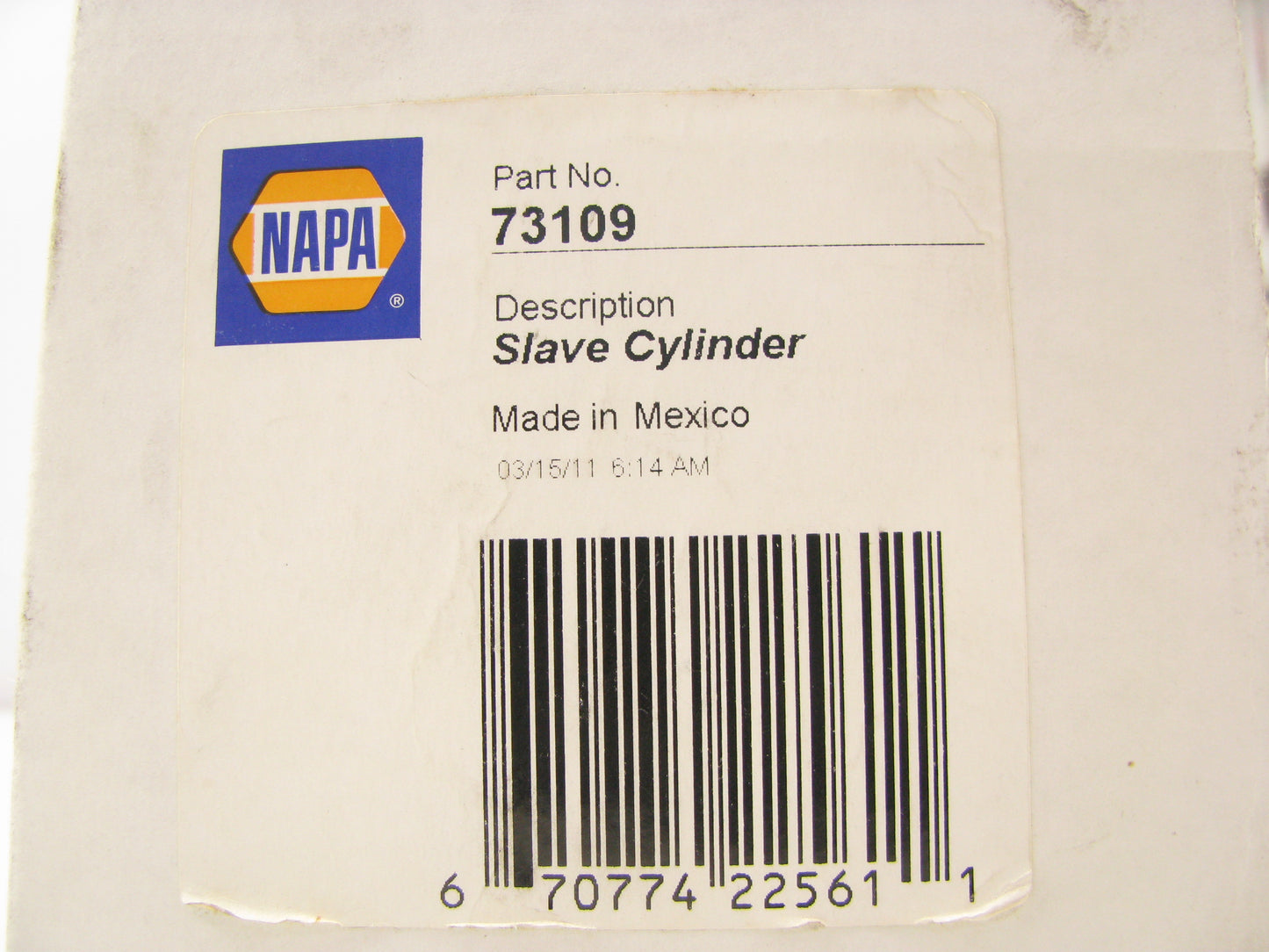 Napa 73109 Manual Transmission Clutch Slave Cylinder