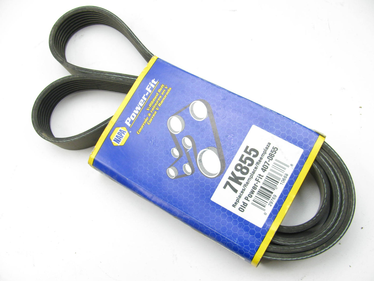 Napa 7K855 Serpentine Belt -  7 Ribs