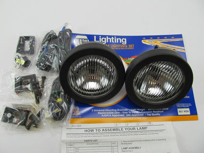 MADE IN USA - Napa 861WDK Halogen Fog Driving Lights Lamp Kit With Install Kit