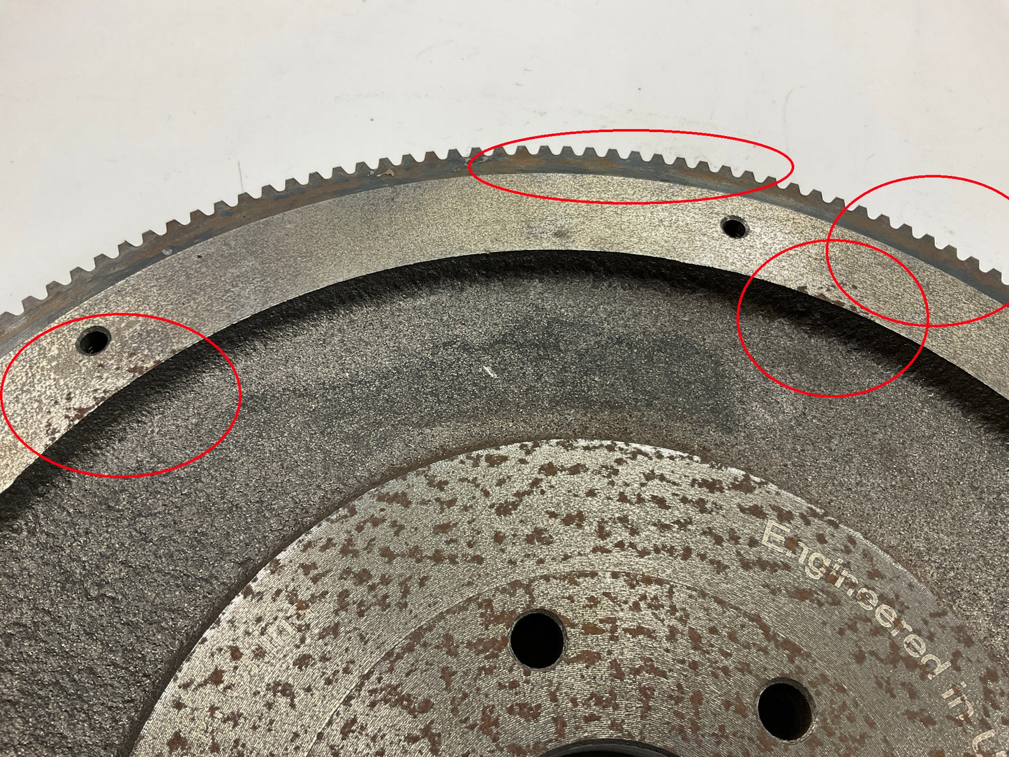SURFACE RUST - Napa 88109 Clutch Flywheel 87-97 Ford F-250 F-350 7.5L 5 SPEED