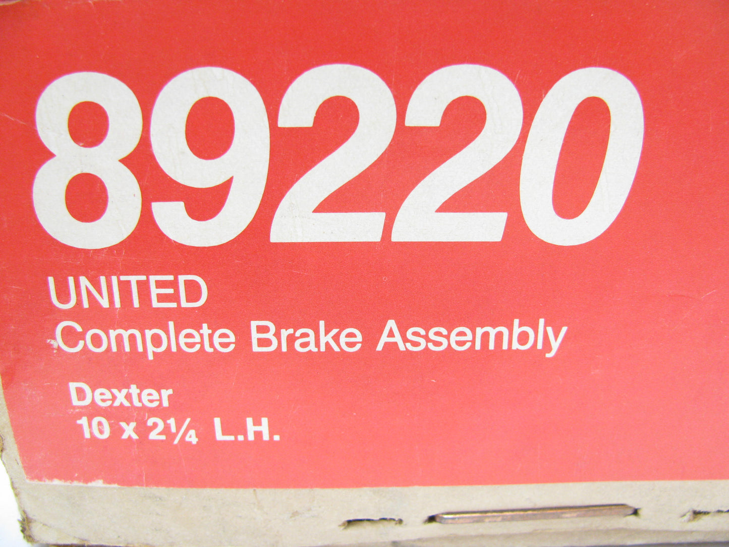 Napa 89220 Left Trailer Brake Assembly Dexter 10 X 2-1/4 L.H.