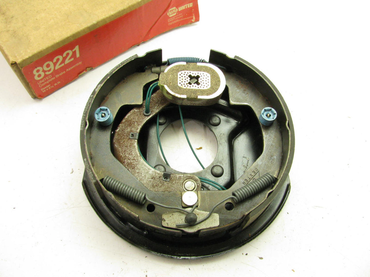 Napa 89221 Dexter Electric Trailer Brake Assembly 10''X2-1/4'' RIGHT 3.5K Axles