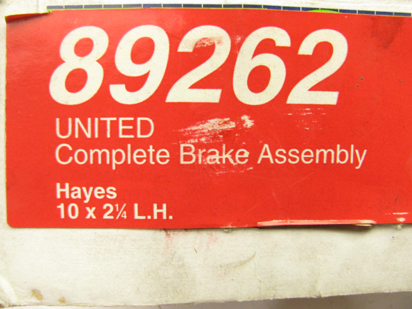 Napa 89262 Trailer Electric Brake LEFT Assembly 10''X2-1/4'' Hayes