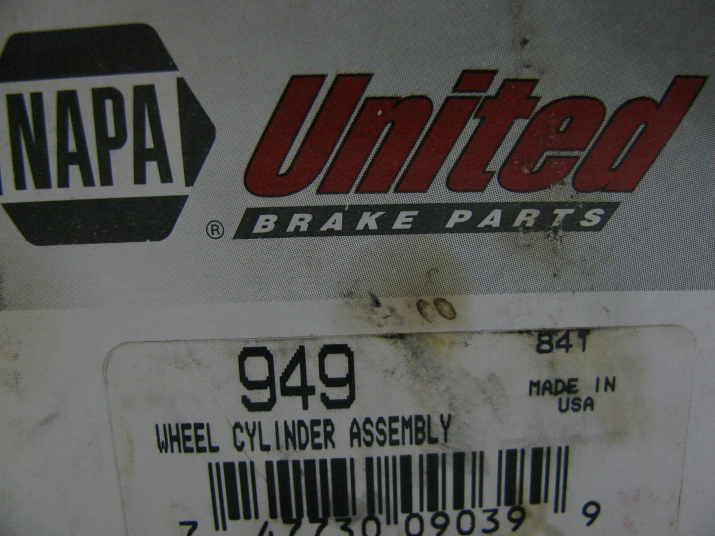 Napa 949 Drum Brake Wheel Cylinder - Front / Rear