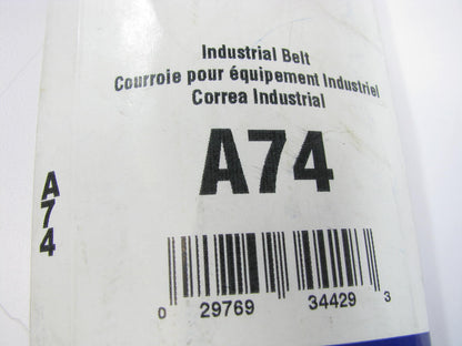 Napa A74 Industrial Accessory Drive Belt - 1/2'' X 76''