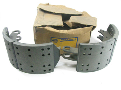 Napa AFS4515RST Relined Rockwell P Pin-Type Brake Shoes 16-1/2'' X 7'' # 4515