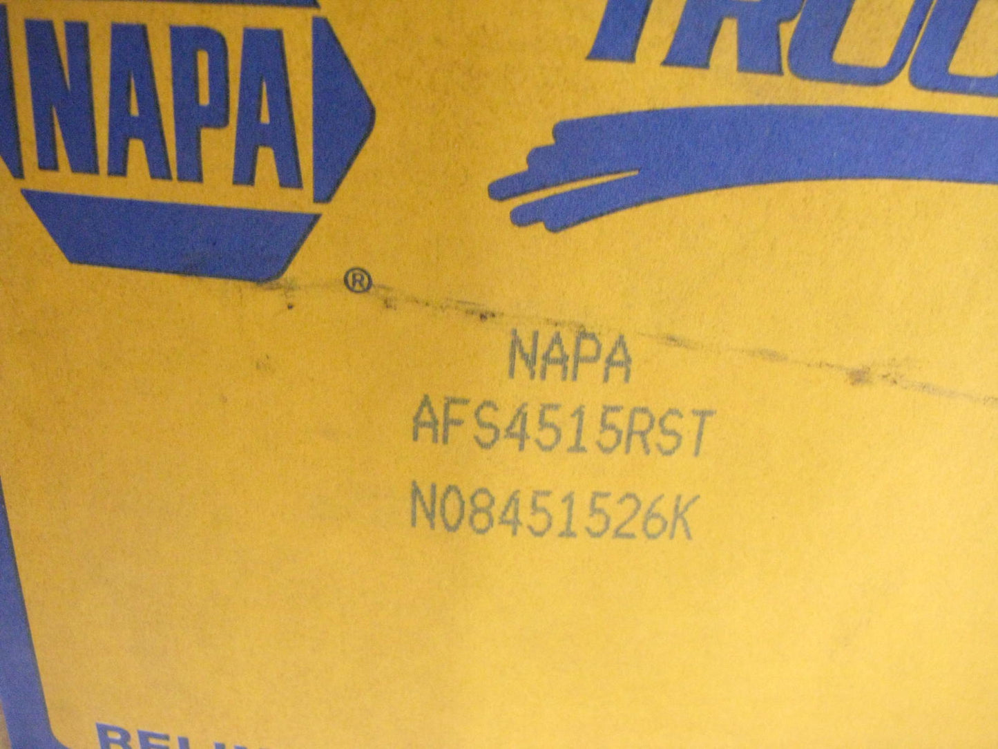 Napa AFS4515RST Relined Rockwell P Pin-Type Brake Shoes 16-1/2'' X 7'' # 4515