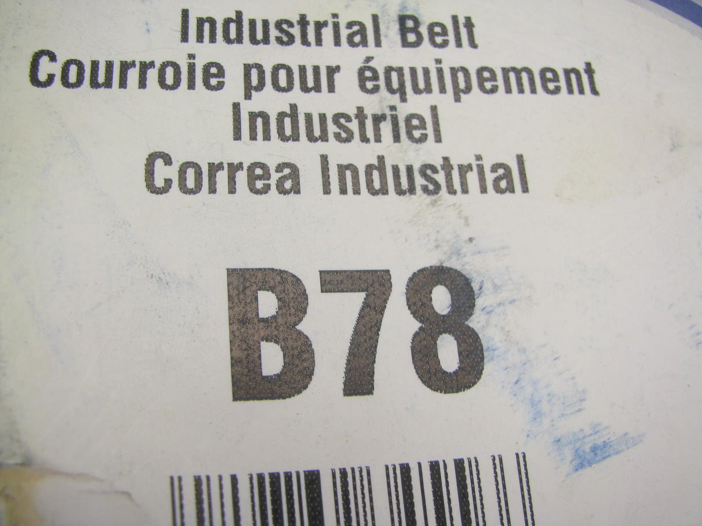 Napa B78 Industrial Accessory Drive Belt - 21/32'' X 81.00''