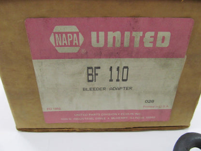 Napa BF-110 Power Brake Bleeder Attachment - Dual Reservoir Plastic Brake Master