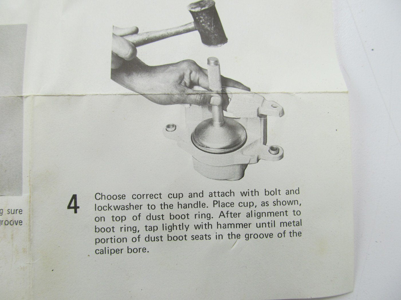 Napa BF116 Brake Caliper Piston Boot Install Kit - 2 3/8'', 2 3/4'', 3'', 3 3/8''