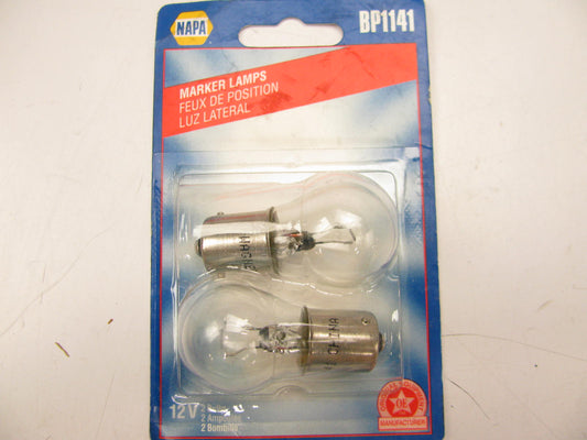 (2) Napa BP1141 Back Up Courtesy Brake Turn Signal Cornering Light Lamp Bulb