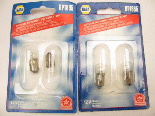 (4) Napa BP1895 Minature Instrument Panel Light Lamp Bulb