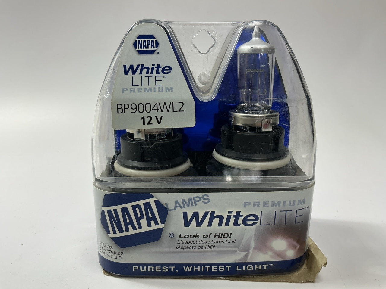 Napa BP9004WL2 White Headlight Headlamp Bulb 12V 65/45W HB1 9004 - 2/Pack