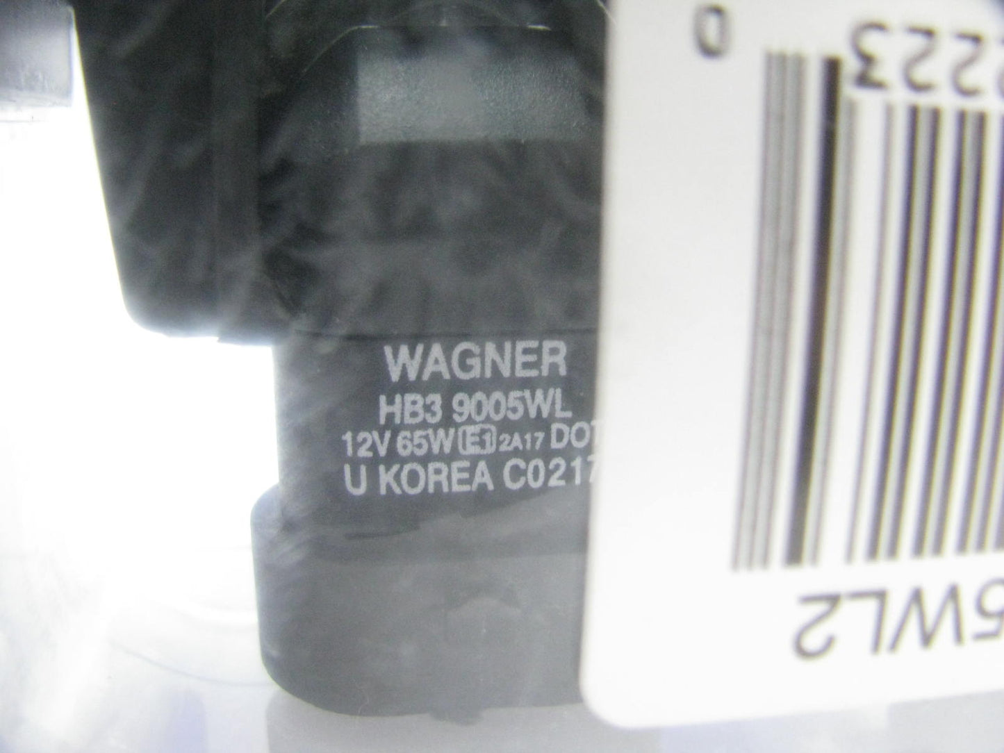 Napa BP9005WL2 White Headlight Headlamp Bulb 12V 65W HB3 9005 - 2/Pack
